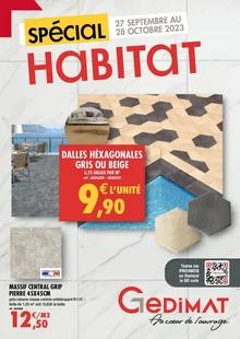 Catalogue promo gedimat du 27 septembre au 21 octobre 2023