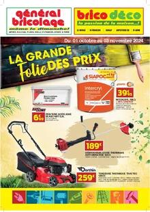 Catalogue promo général bricolage du 1 octobre au 3 novembre 2024