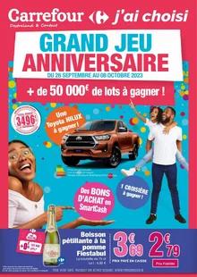 Catalogue promo carrefour du 26 septembre au 8 octobre 2023