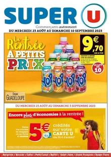 Catalogue promo super u du 23 août au 10 septembre 2023