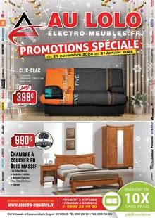 Catalogue promo aulolo electro meubles du 21 novembre 2024 au 31 janvier 2025