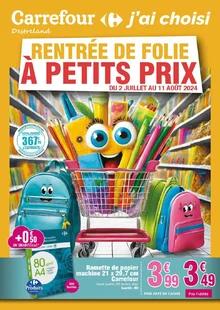 Catalogue promo carrefour du 2 juillet au 11 août 2024