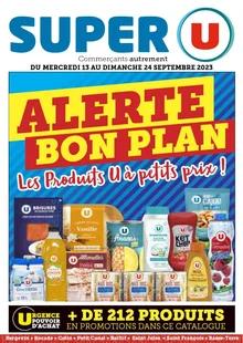 Catalogue promo super u du 13 au 24 septembre 2023