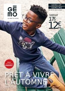 Catalogue promo gémo du 8 au 26 novembre 2023