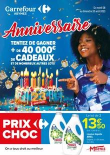 Catalogue promo carrefour du 8 au 20 août 2023