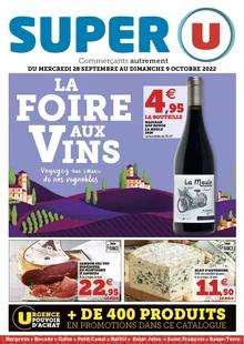 Catalogue promo super u du 28 septembre au 9 octobre 2022