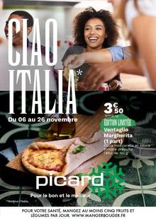 Catalogue promo picard du 6 au 26 novembre 2023