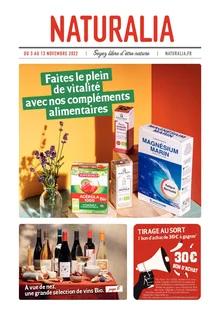 Catalogue promo naturalia du 3 au 13 novembre 2022